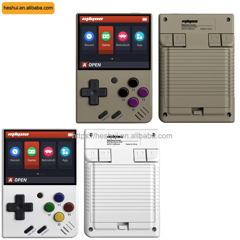 Miyoo Mini Handheld Game Console,2.8 Inch Portable Retro Video Games Consoles Rechargeable Battery Hand Held Classic System