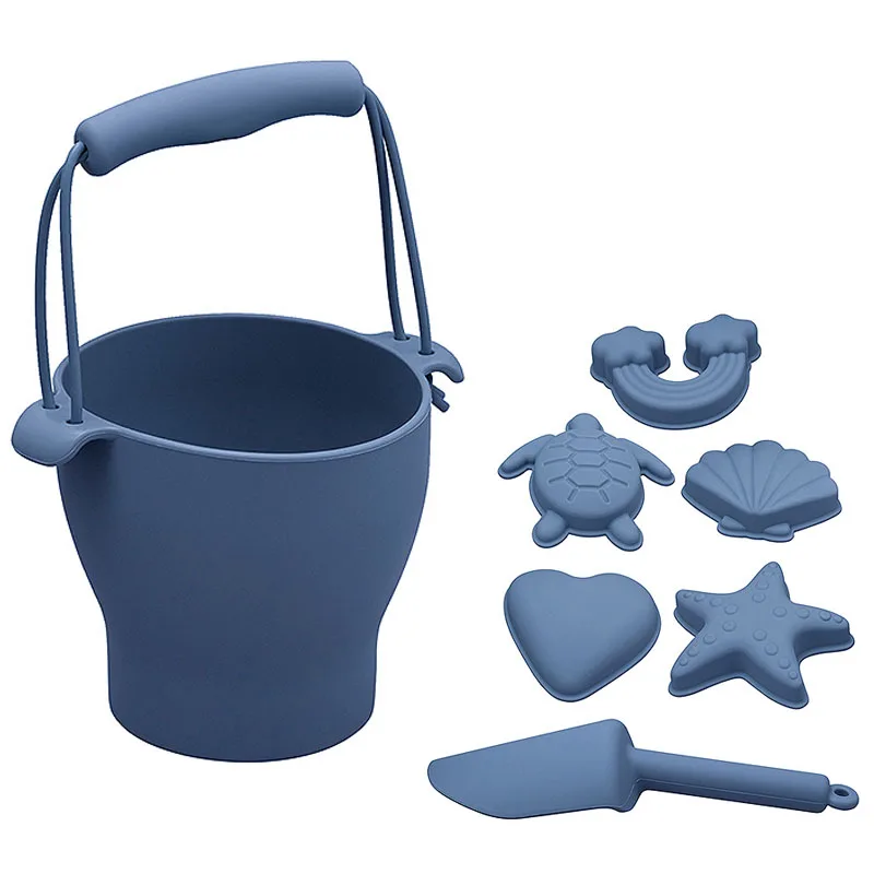 New Arrival Summer Outdoor Eco-friendly Food Grade Silicone Beach Sand Toys for Kids