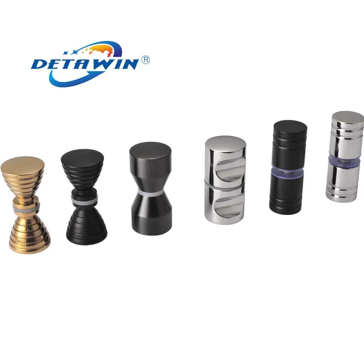 Hot sales Single Hole Copper Zinc Door Handle Stainless Steel Glass Shower Door Pull Knob Glass Door Fitting