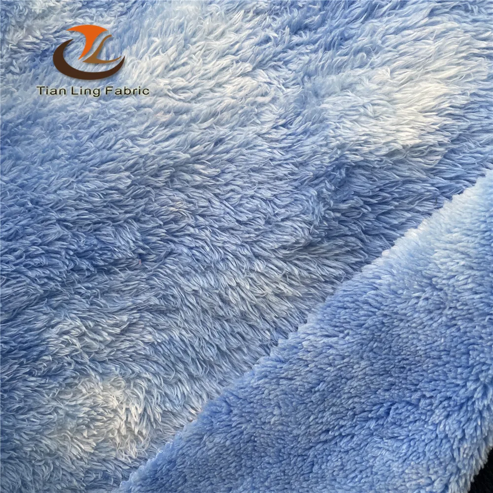 100 Polyester fleece brushed baby plush toy fabric soft toys fabric