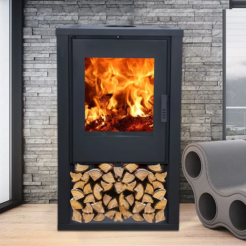 2023 new design wood burn stove with oven and wood heater fireplaces