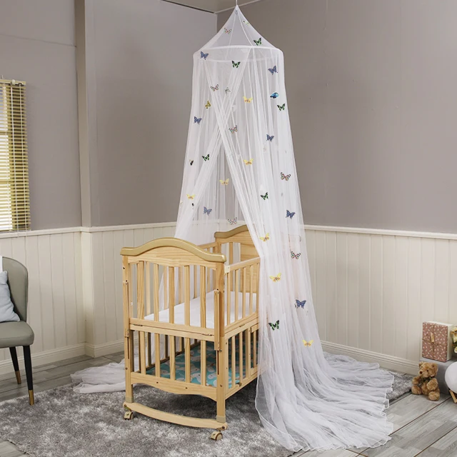 Baby Toddler Bed Glowing In The Dark Luminous Mosquito Net Crib Net