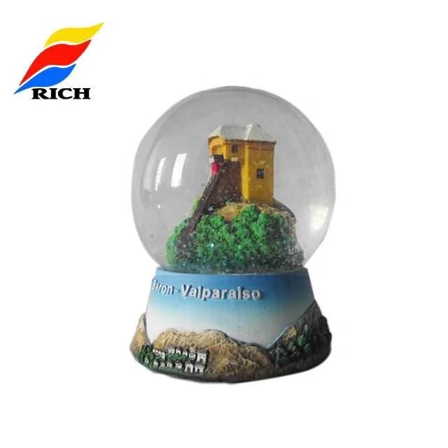 wholesale musical christmas snow globe customized resin snow globe with music