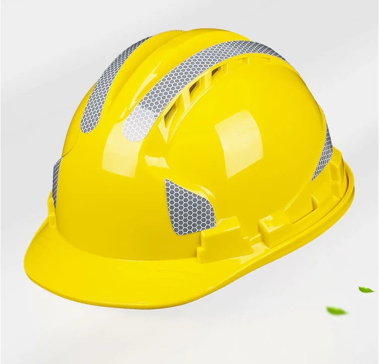 Industrial construction ABS material reflective strip JSP style Safety helmet