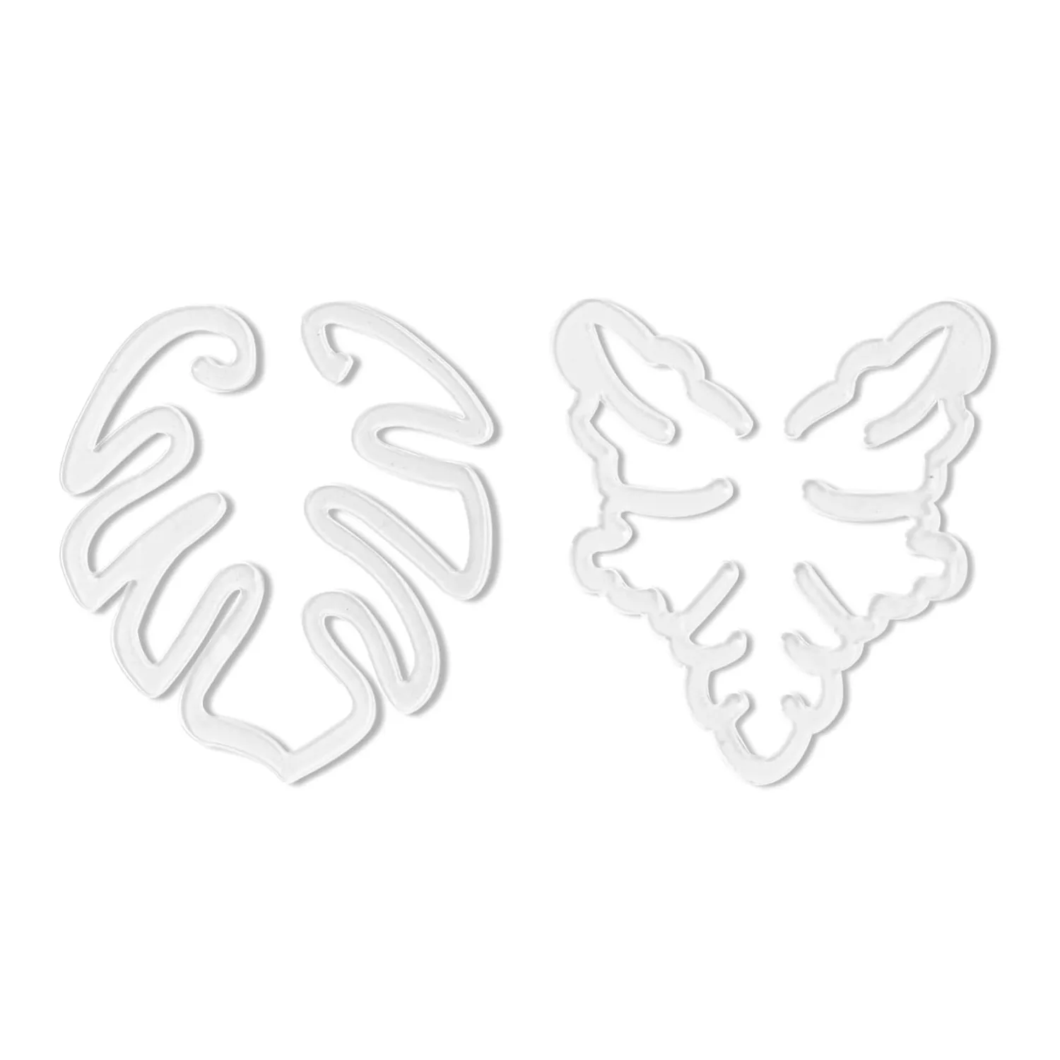 Monstera Grapple Leaf Plant Support Turtle Shell Bamboo Clamp Vertical Plant Stem Acrylic Holder Support for Garden