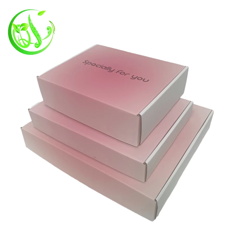 Biodegradable large gift box flat pack display boxes shopping gift paper recycle folding gift box