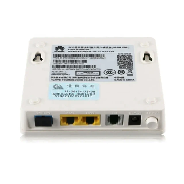 Used HG8120C ONU Gpon EPON XPON ONU ONT 1GE 1FE 1POTS FTTH HGU Terminal Cheap Price English Version HG8120C fiberhome best price
