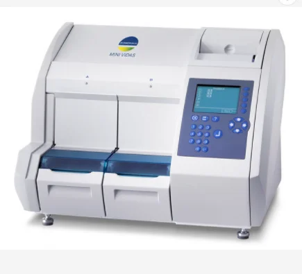Used Mini Vidas Automated Immunoassay Analyzer Original biomerieux mini vidas Machine Refurbished Vidas Blue Good Condition