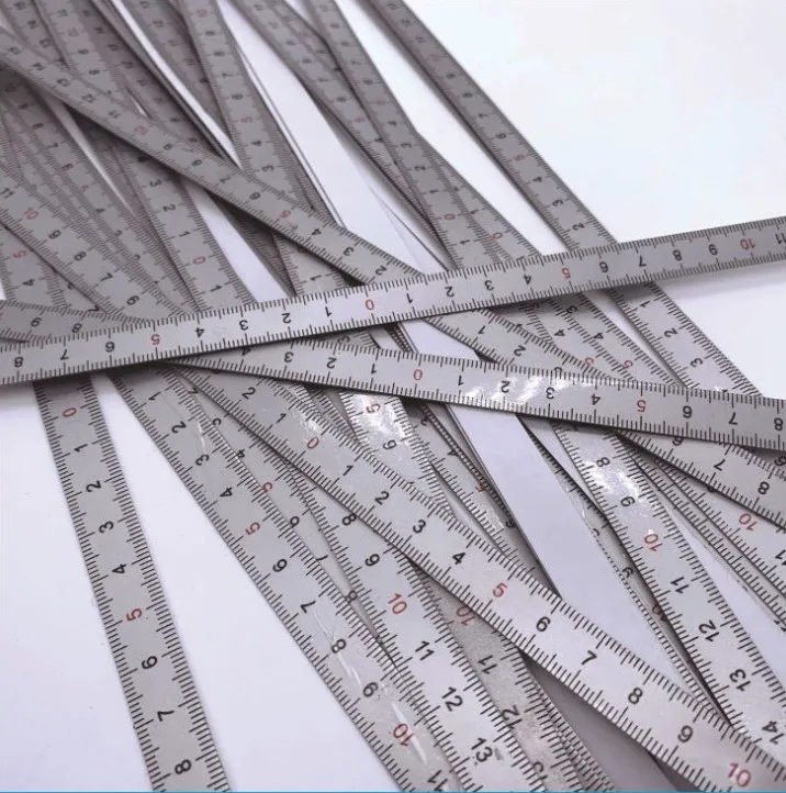 Factory customized  30cm/50cm/60cm/1.5m 2m Steel ruler For Wooden Working And Student