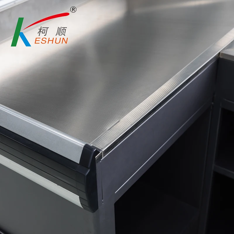Design Supermarket Convenience Store Cash Counter Desk Checkout Counter for Sale