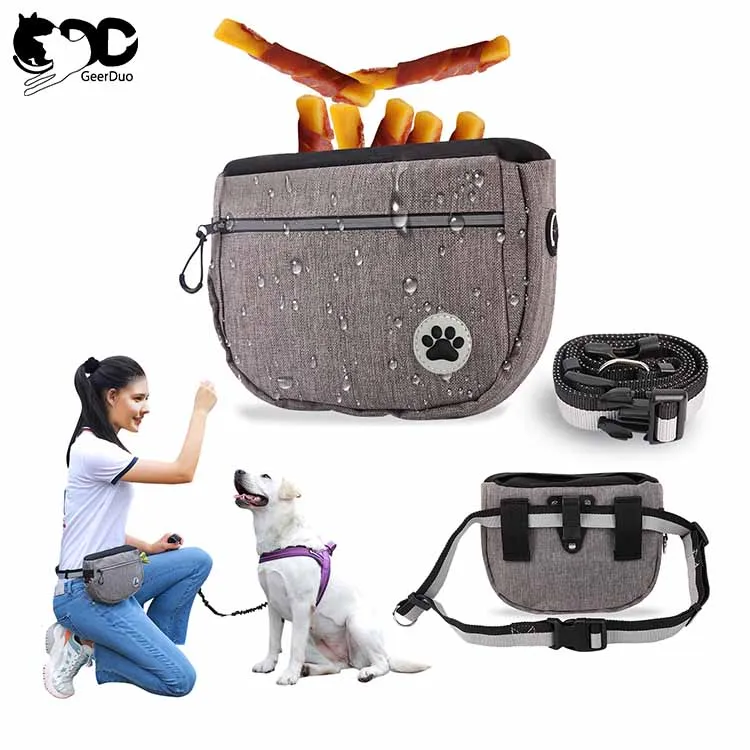Pet Master Easily Carries Dog Treat Training Pouch Outdoor Travel Walking Food Bag Pet Dog Snack Treat Pouch