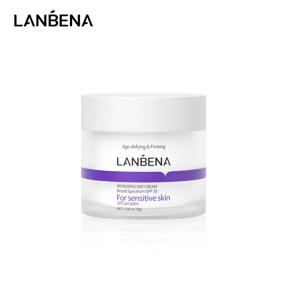 LANBENA Age-defying & Firming Nourishing Lightening Fine Lines Facial Broad Spectrum Spf 35 Day Cream & Renewing Night Cream 30g