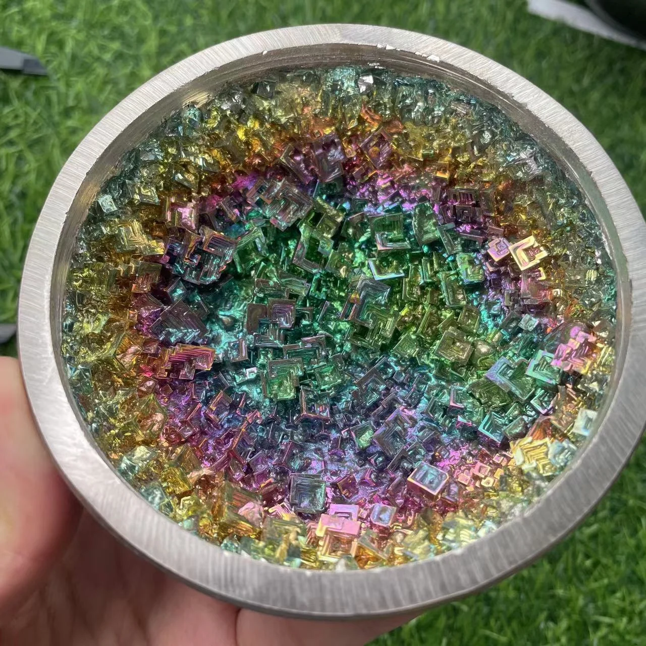 High Quality aura crystal bowl  ornaments  bismuth bowl bismuth ornaments  home decoration gift