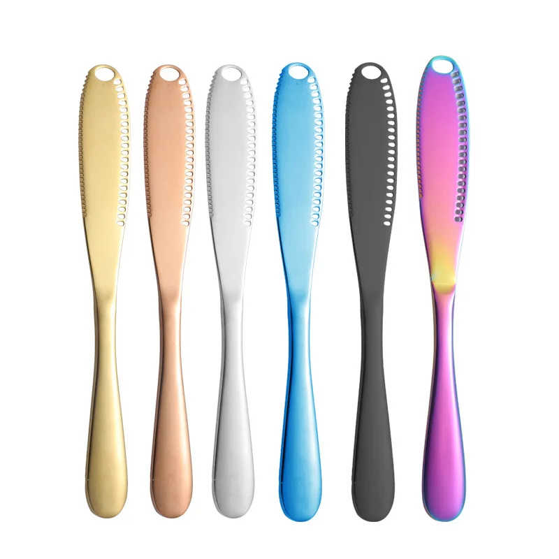 Multipurpose Dinner Butter Knife Stainless Steel Spreader Cold Chocolate and Soft Cheese Knife