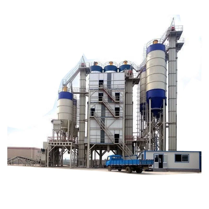 High efficiency Dry Mortar Mixing Plant End Product or Tile Adhesive Raw Material Cement Sand Storage Hopper Silo