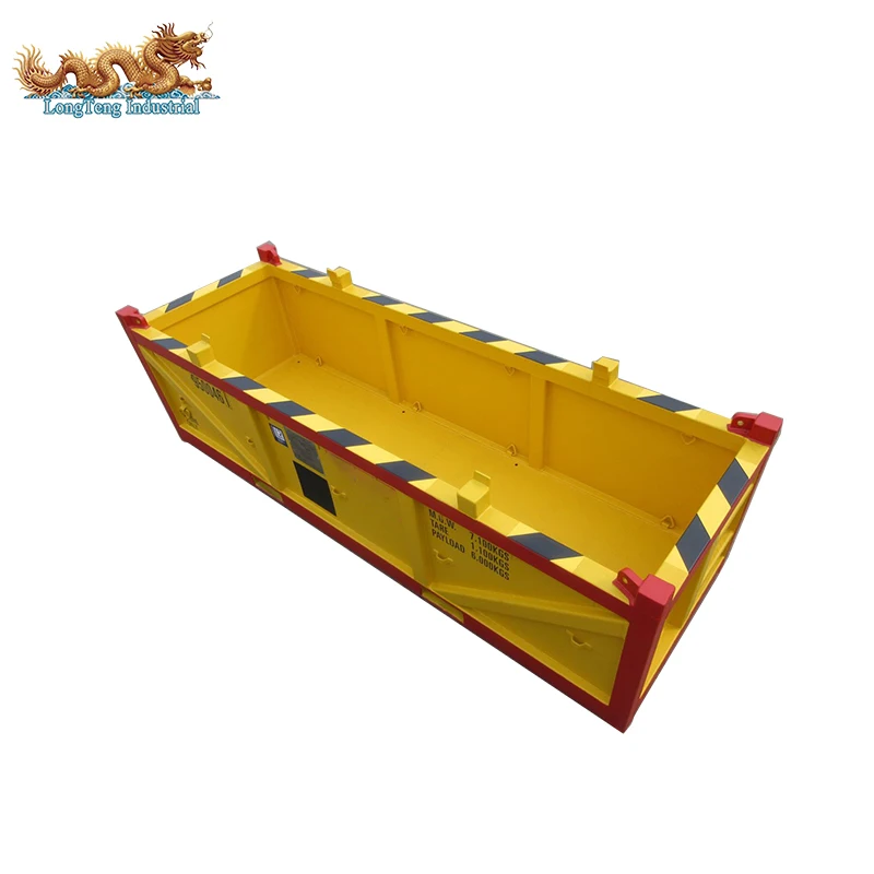 DNV 2 7-1 стандартная 12 футов dnv половинная высота открытая верхняя оффшорная грузовая корзина