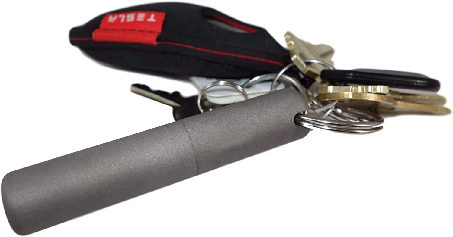 portable Titanium toothpick holder for outdoor