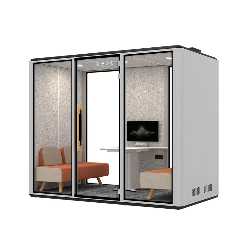 New Modern Soundproof Office Mobile Phone Pod Acoustic Portable Recording Booth Sound Proof