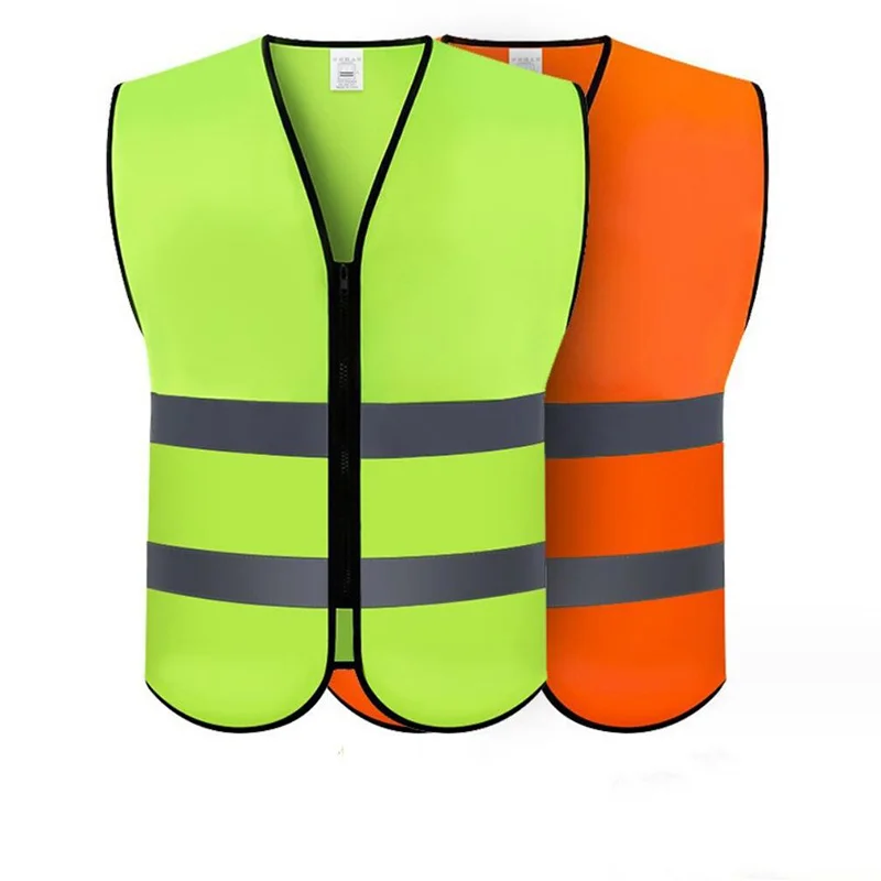 Custom Wholesale Construction Safty Jackets Mesh Reflective safety vest with logo Safety Vest With Logo