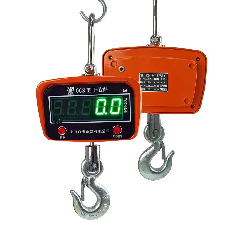Heavy Duty Weighing Crane Scale Smart Remote Control High Accuracy Scale