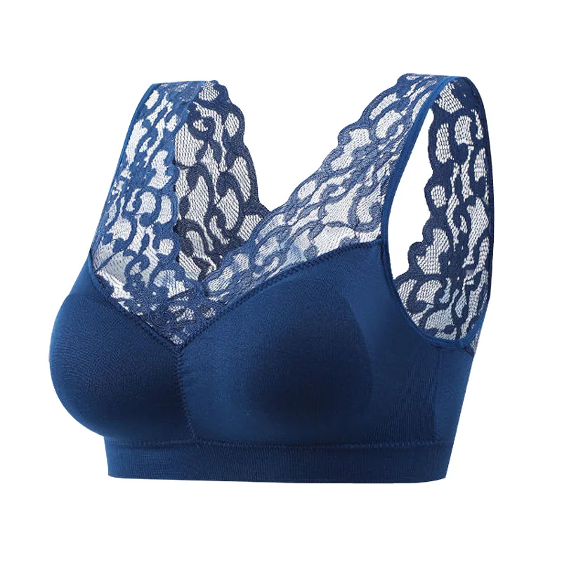 Женские Бесшовные собранные на лифчике с пуш-ап эффектом, сексуальный кружевной пуш-ап бюстгальтер, подчеркивающие Грудь V образным вырезом бюстгальтер без косточек