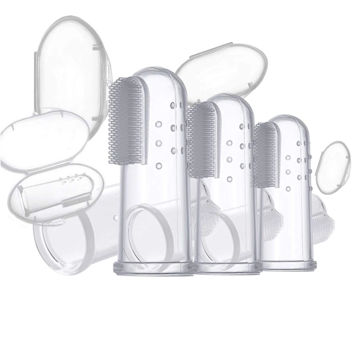 Baby Finger Toothbrush Children Teeth Clear Care Tool Soft Silicone Tooth Brush