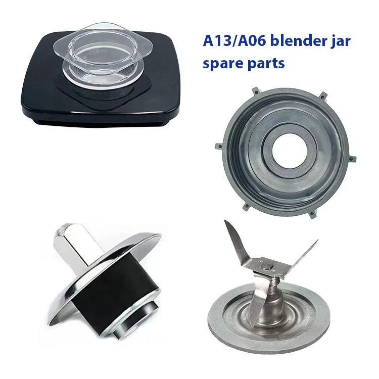 Factory blender parts blender glass jugs vasos vidrio original oster 1.25L square glass jar Blender base Blade with lid