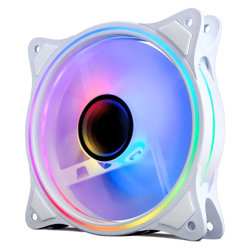 RGB Fan Factory OEM 120mm Pc Case ATX Fans & cooling Colorful Computer 12V Gaming Air ARGB Fan CPU Cooler Quiet multi-mode