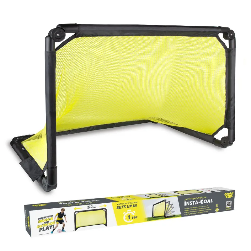 Lightweight Kid Outdoor PVC Plastic Automatically Pops Up Training Equipment Foldable Portable Football Gate Net Soccer Goal