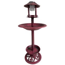 Sell Well New Type 3 In 1 Plastic Solar Bird Planter, Bird Feeder Planter, Solar Bird Bath