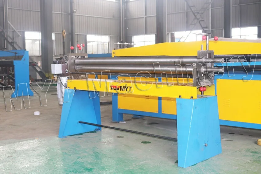 MYT brand W11G-1.5X1300 sheet metal Electric Slip Roller rolling machine for HVAC duct