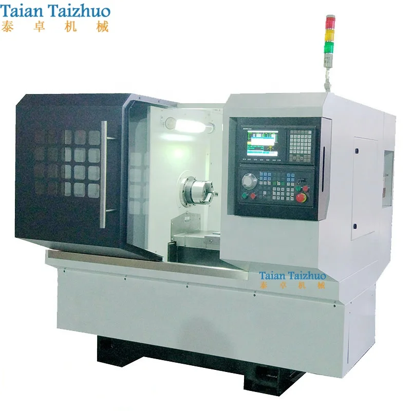 Small Flat Bed CNC Lathe TCK30 CNC Turn Mill Machine
