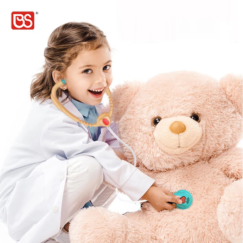 BS 2022 Hobbies Toy Medical Clinic Set Desk Little Jueguete De Nio Doctor Light Sound Kit Toy Game For Kid Toy