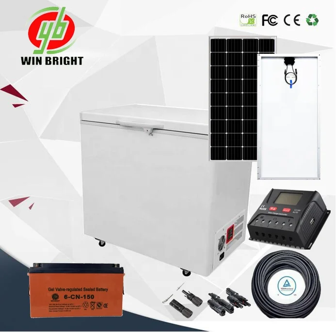 
108L DC12V/24V Solar powered chest Freezer system ice maker 