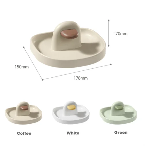 Cartoon Design Home Kitchen Storage Rack Plastic Cutting Board Rack with Sink Stand Lid Frame Rack Perforation-Free