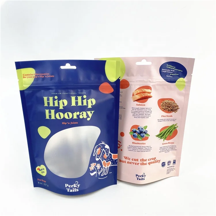 Биоразлагаемые мешки 100% биоразлагаемые стоячие с застежкой-молнией и окошком органические продукты кукурузные хлопья мешочки