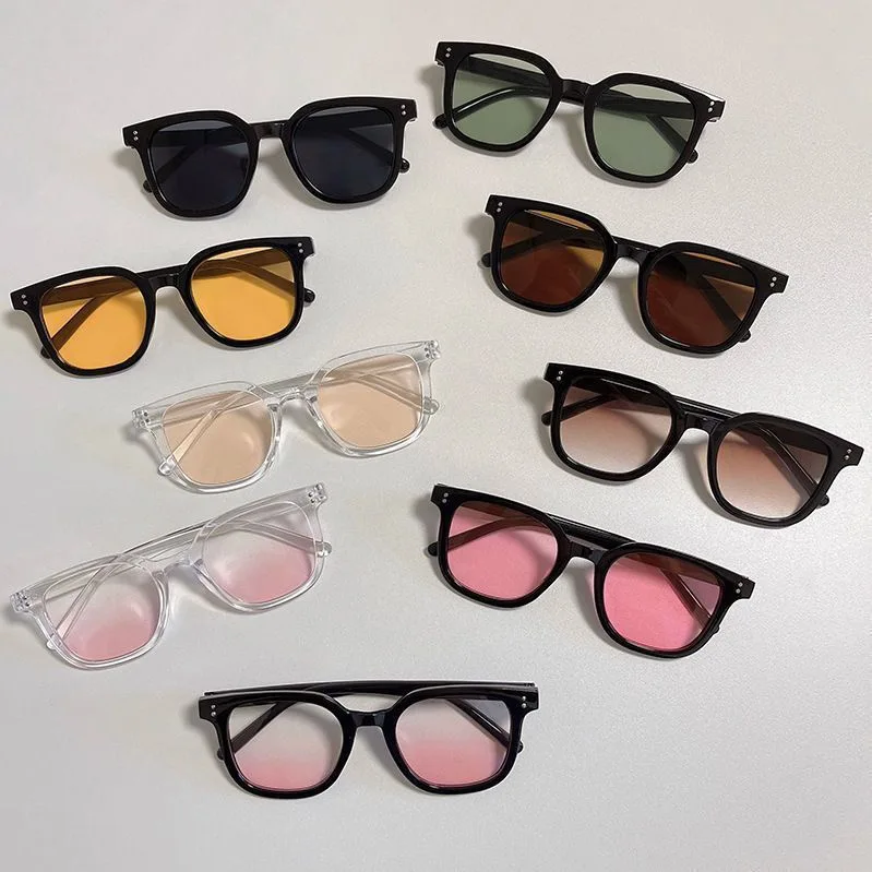 Fashion luxury Sunglasses 2022 Matrix Small Frame Sunglasses Female Personality Women Man luxury bb lunettes sunglasses glasses