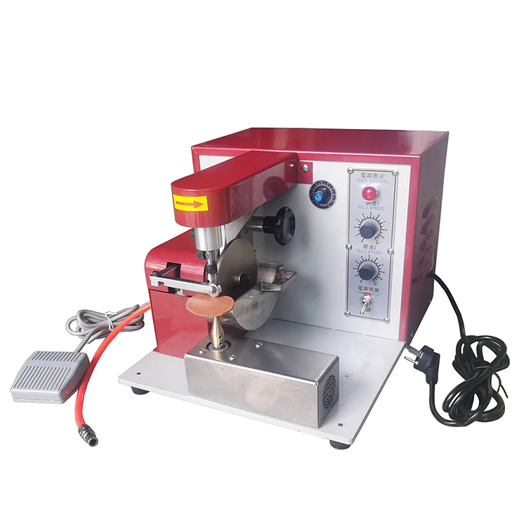 DL-626A кожаных изделий по изготовлению бетонных блоков для прямоугольной формы из автоматический кожаный край раскраска