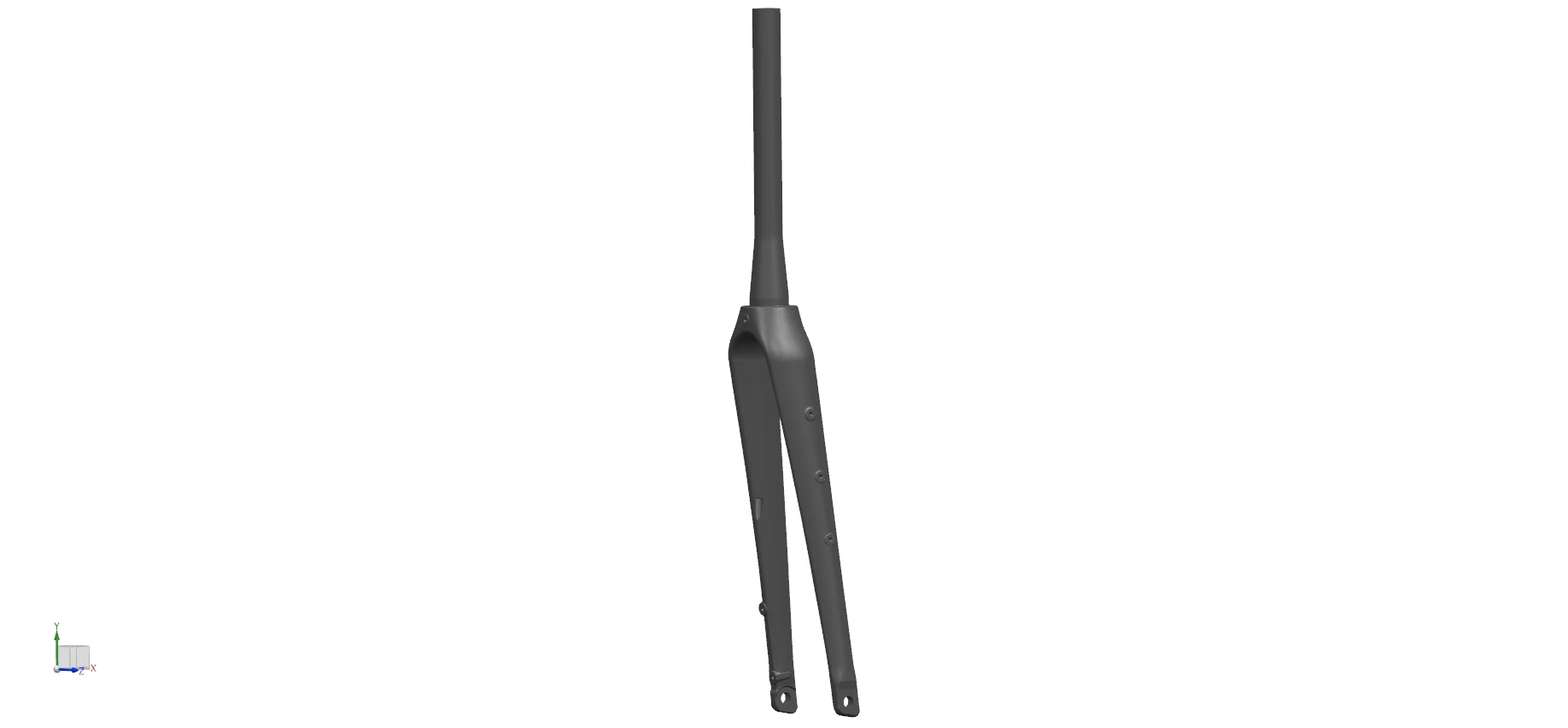 Hot Selling Products 700*40C Thru Axle 100*12Mm Disc Brake Gravel Bike Bicycle Carbon Fiber Front Fork