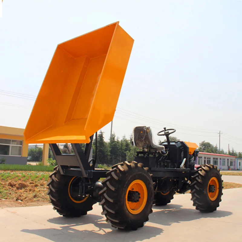 Compact Mini Site Dumper Chinese Factory Small Dump Truck ZY100 1 Ton Mini Dumper Oil Palm Dumper