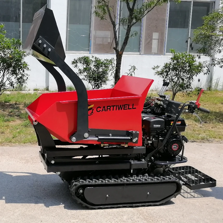 CARTIWELL 500 кг 800 новый подъемный мини-гидравлический гусеничный небольшой мини-самосвал для продажи