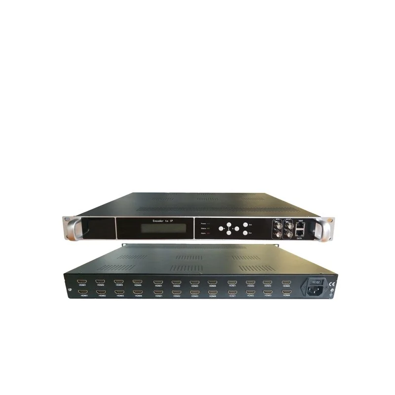 16 channels professional H.264 streaming VGATV video encoder for online On-LAN digital television