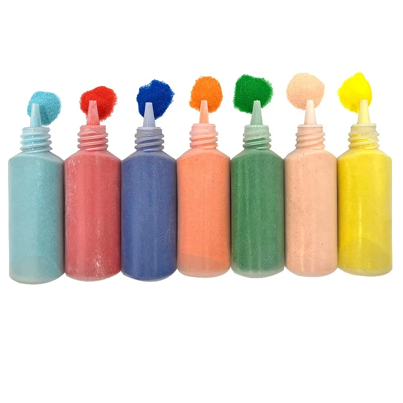 Wholesale Natural sand and colored sand for painting art/decoration sand/kid sand sintered color sand dyeing color sand