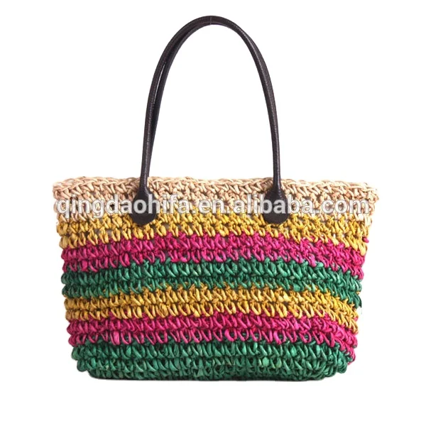 hot selling lady bag corn husk straw bags fashion new style shopping bags