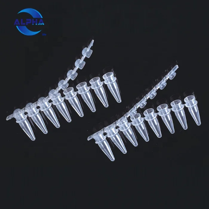0.2 ml PCR 8-strip centrifuge tube with cap