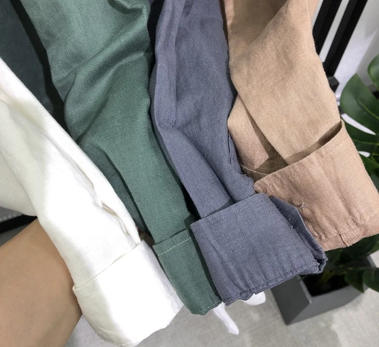 High Quality 100 Cotton Plain Uniform White Shirt