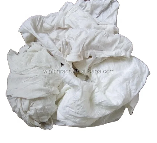 white t shirt cotton rags(Grade A)31