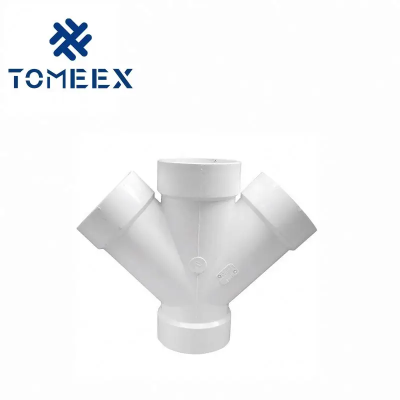 Pvc Water And Furniture Connectors T Shaped Fit For Line Ducting Hose Indoor Garden Type Tee Pipe Fittings