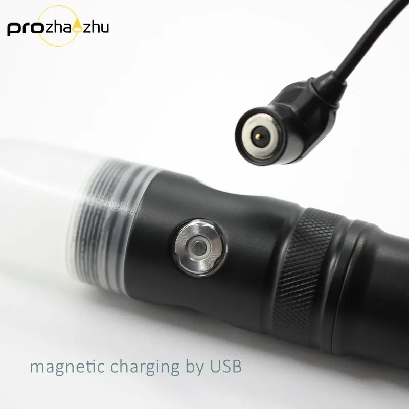 100M diving depth Led Flash light 4000 Lumen LED 21700 Battery IP68 Waterproof Underwater Strobe Signal Light For Diving