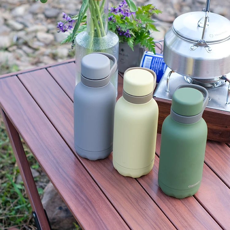 Insulated 380/500/700/1000ml Custom Stainless Steel Metal Drink Handle 2023 Unique Design Water Bottle